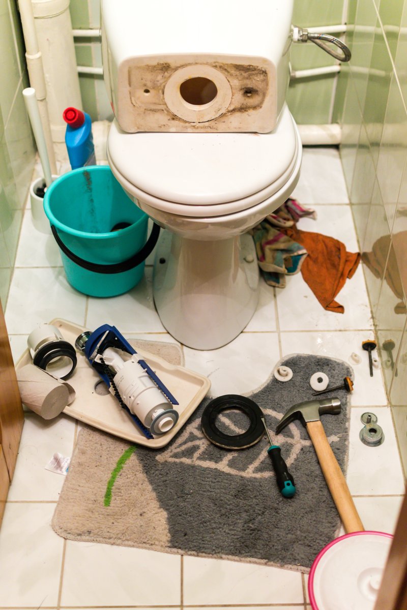 New toilet being installed in a Thornton Heath bathroom